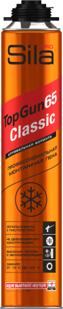 sila pro topgun 65 classic, зимняя профессиональная монтажная пена, 800 мл, prostor-market