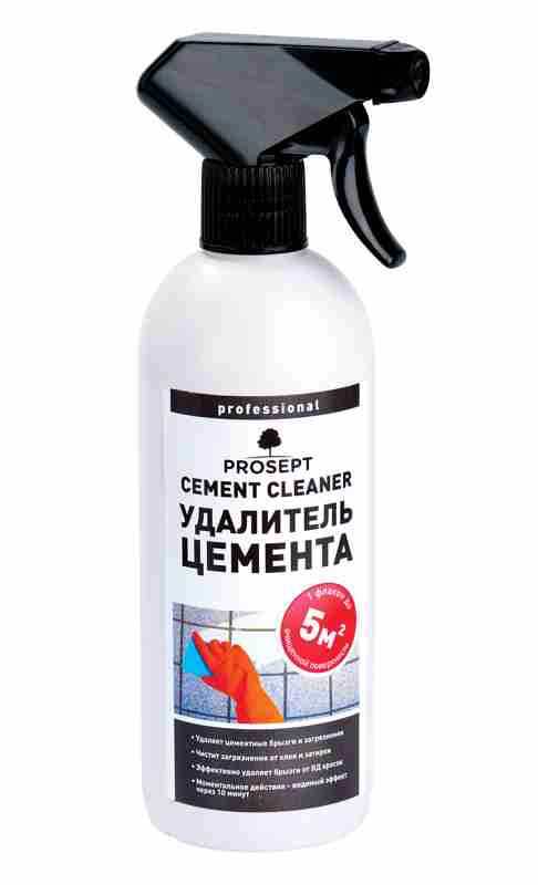 prosept cement cleaner - удалитель цемента 0,5л, prostor-market