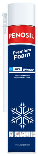 penosil premium foam winter, бытовая монтажная пена зимняя 750мл, prostor-market