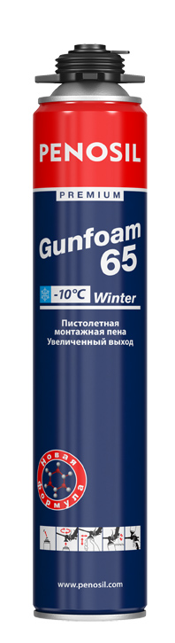 penosil premium gunfoam 65 winter,пена монтажная профессиональная 870мл, prostor-market
