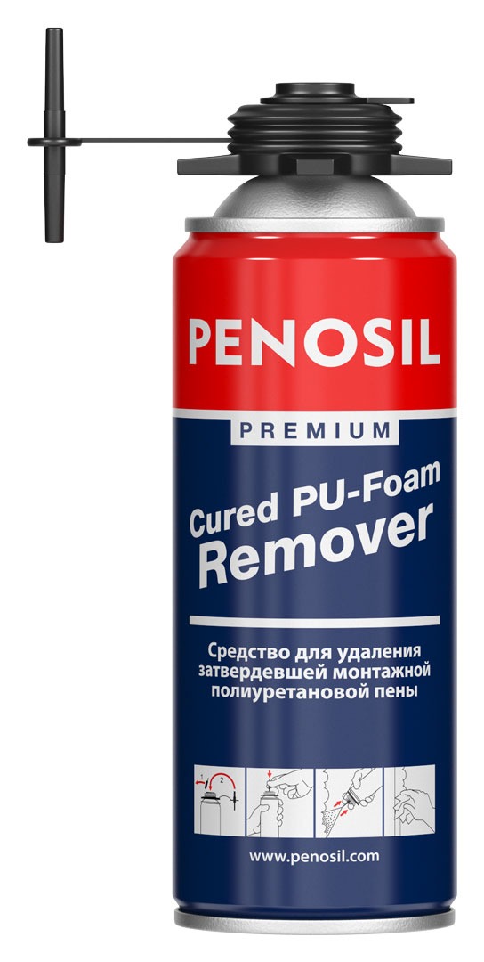 penosil premium очиститель застывшей монтажной пены 340мл, prostor-market