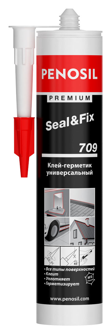 penosil premium многофункциональный клей-герметик seal&fix 709  290мл, prostor-market